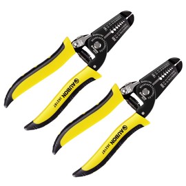 ZUZUAN 2-Pack 10-22 AWG Wire Stripper, Wire Cutter, Gauge Stripper, Wire Stripping Tool and Multifunctional Hand Tool，Professional Handle Design And Refined Craftsmanship