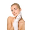 6 pares de guantes de algodón blanco para manos secas,