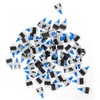 BGTXINGI 100pcs 6 Pin DPDT Self-locking Power Micro Push Button
