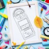 Vicloon Multifunctional Geometric Ruler, Drawing Template Measuring Tool Plastic Measuring