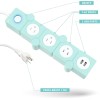 iJoy Flexible Power Strip - 3 AC Outlets and 2
