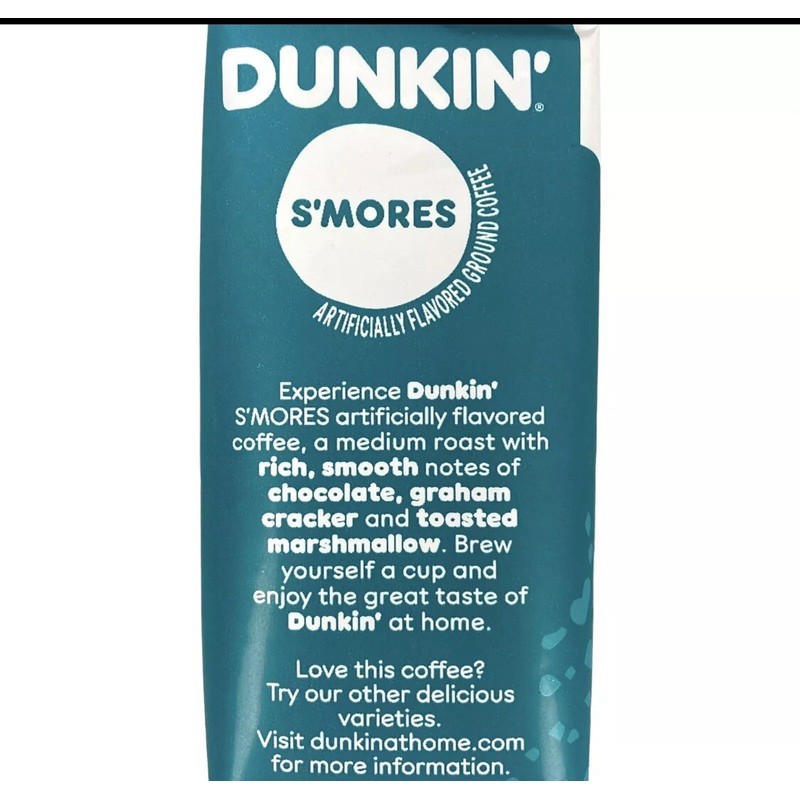 Dunkin' Donuts Twin Pack Dunkin’ S’MORES + Caramel Crazy Ground