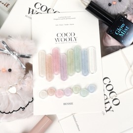 classic nail Bessie Cocouli Velvet Glitter Gel 8-piece set + 1 top gel / 베씨 코코울리 벨벳 글리터젤 8종 세트+탑젤 1개