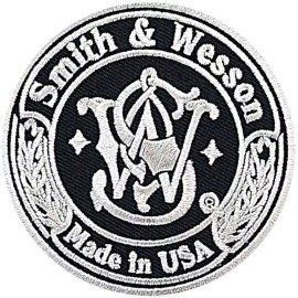 Smith and Wesson Firearm Embroidered Patch | 2PC iron on or Sew on   3"x3"