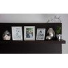 Frametigo Silver Plated Narrow Hammered Photo Frame - Fits Photo