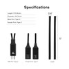 VIVOSUN USB-C Splitter with 1 Male to 2 Female, 2-in-1