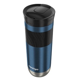 Contigo Vaso Trmico Acero Inoxidable 591 ML Azul Gloss Antiderrames Byron 2.0 Caliente Hasta por 9 Horas Libre de BPA                                 