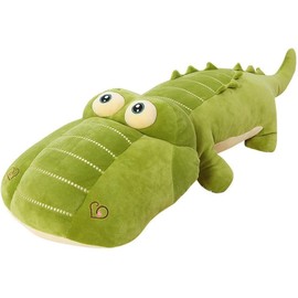 24 Inch Green Crocodile Stuffed Animal Alligator Plush Toy Super Soft Alligator Cuddly Dolls for Kids