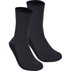 Cressi Metallite Boots, Calzari Antiscivolo per Apnea e Immersioni, Neoprene 3 mm Unisex Adulto, Nero/Logo Blu, S