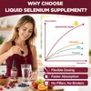 Liposomal Selenium 200mcg Liquid Drops, Selenium Supplement for Women &