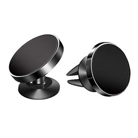 LOLO Soporte Celular Auto Magnético Imán 360 Grados Rotación (2 Unidades) Soporte Celular Automovil Tablero y Rejillas de Ventilación Porta Celular...