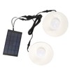 Outdoor Solar Lights IP65 Waterproof Energy Conservation 2 Headed Infrared