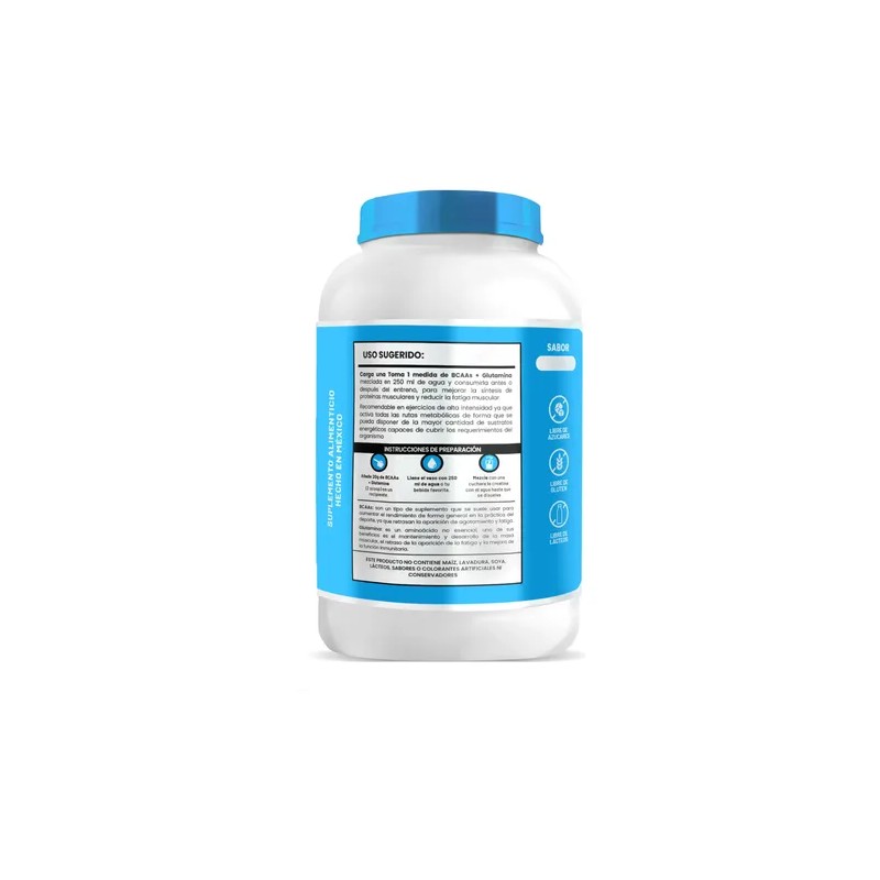 Aminoácidos Bcaas + Glutamina D-mon 1kg Varios Sabores Full