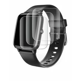 Savvies Pack of 4 Full Screen Protectors for Hama Fit Watch 5910 Full Cover Screen Protector [3D Curved, Transparent, Anti-Fingerprint]