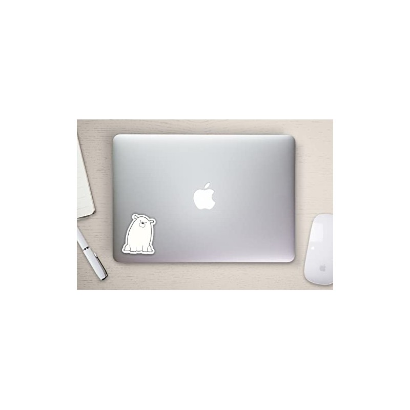 Cute Polar Bear Sticker (5 Inches Tall)