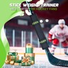 BOOSTEADY Professional Hockey Stick Weight,Adjustable 4-16 Ounces Weights Training Aid,Anti-Slip