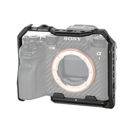 NICEYRIG Camera Cage for Sony Alpha 1(A1) / A 9 II / A 9 I / A7S III / A7M III / A7R III / A7R IV with NATO Rail Cold Shoe - 437