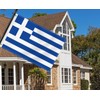 2×3 FT Greece Flag,Medium 60×90 CM Greek Outdoor Banner,100D Decor,Doube