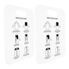 LIFKOME 2 Pcs Clothes Folding Board T Shirts Clothes Folder