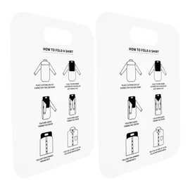 LIFKOME 2 Pcs Clothes Folding Board T Shirts Clothes Folder Plastic Laundry folders Folding Boards for Easy Storage