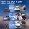 Dash Cam Front and Rear with 64GB Card,4K Car Dash