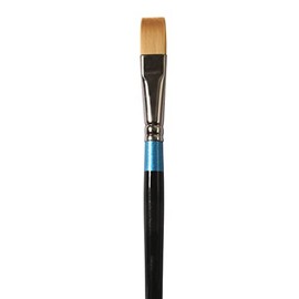 Daler-Rowney Aquafine Watercolour Brush, Soft Synthetic Hair, Short Handle, Short Flat, 1/2in