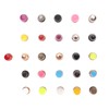 26pcs Screwback Studs Nailheads Lightweight Rust Proof Zinc Alloy Flat