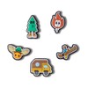 Crocs Unisex The Outdoors 5 Pack Shoe Charms, The Great