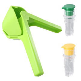 Anseom Pack of 3 Lemon Squeezer, Manual Mini Lemon Squeezer, Hand Press, Fruit Press, Manual Lime Squeezer, Lemon Squeezer, Hand Press, Lemon Pourer for Lemon, Mandarin, Orange