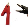 GDQLCNXB Full Insulated Crocodile Clips with 4mm Socket Banana Jack