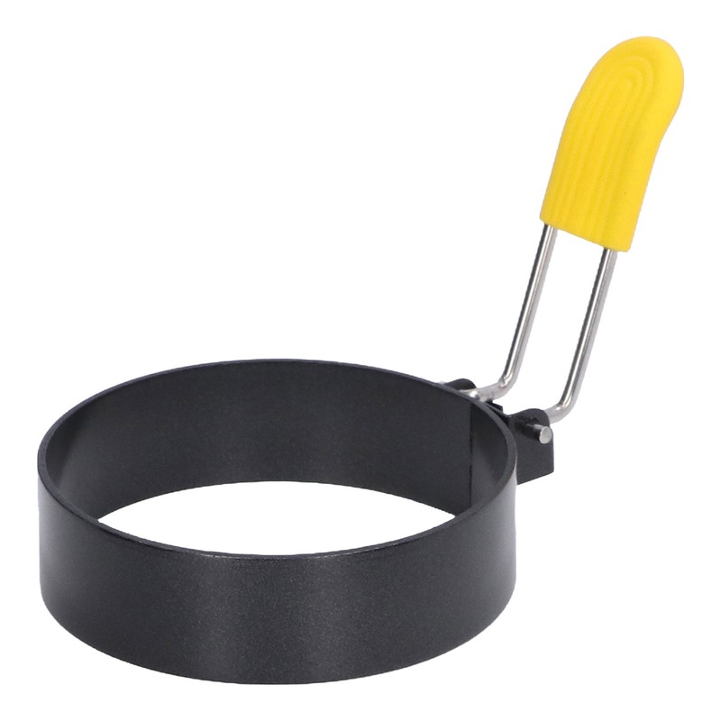 Fried Egg Rings Set with Folding Handle Silicone Brush Non