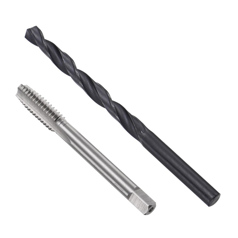 sourcing map Metric Tap and Drill Bit Set, M8 x