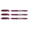 PILOT Frixion Ball 07 Erasable Rollerball Pens Medium Tip Burgundy