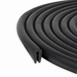 Sello de Borde Canal U EPDM Negro 3 Pies