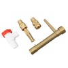 G3/4 Brass Quick Water Intake Valve Key Brass Quick Coupler