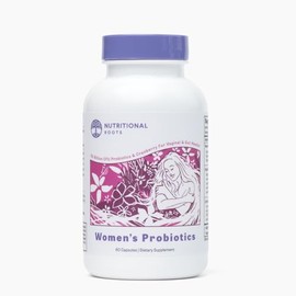 Nutritional Roots- Probióticos de la Mujer para la Salud Vaginal y la Salud Intestinal, Prebióticos Orgánicos, Probióticos, Arándano Ex               