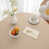 Huierxun Round Fitted PU Tablecloth with High Elastic Edge 63