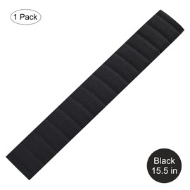 HighnessHwoo Car Seatbelt Covers Cushion Shoulder Pads Protector Sleeve for Adults, Auto Extra Long Seat Belt Strap Cover Decorations for Women, Kids, Honda, Trucks Accessories, 1pc, 15.5in, Black