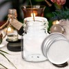 Small Mason Jars 12pcs Mini Glass Bottle Clear Sealed Jars