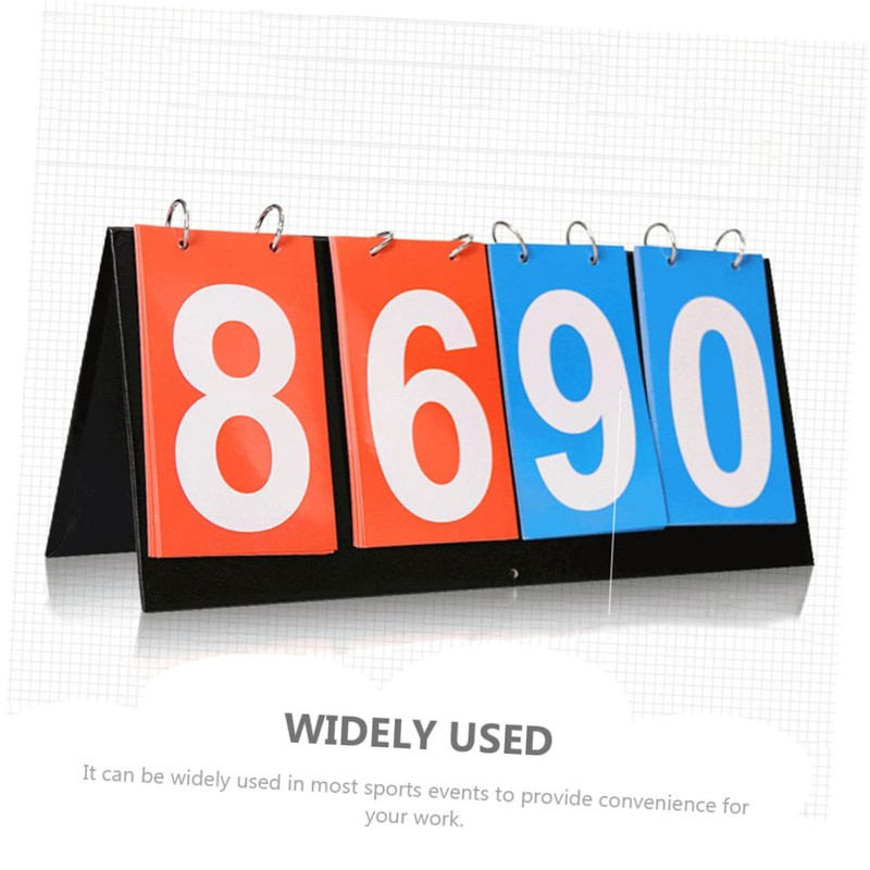 KOMBIUDA Scoreboard Reusable Scoreboard Portable Score Keeper for Basketball Game