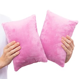 1 MIDDLE ONE 2 Pack Small Pillow, Memory Foam Mini Pillow 11 X 7 Inches for Travel, Sleeping, Nap and Neck, Knee, Lumbar Support, Tiny Pillow Cushion for Pet, Dogs (Purple)