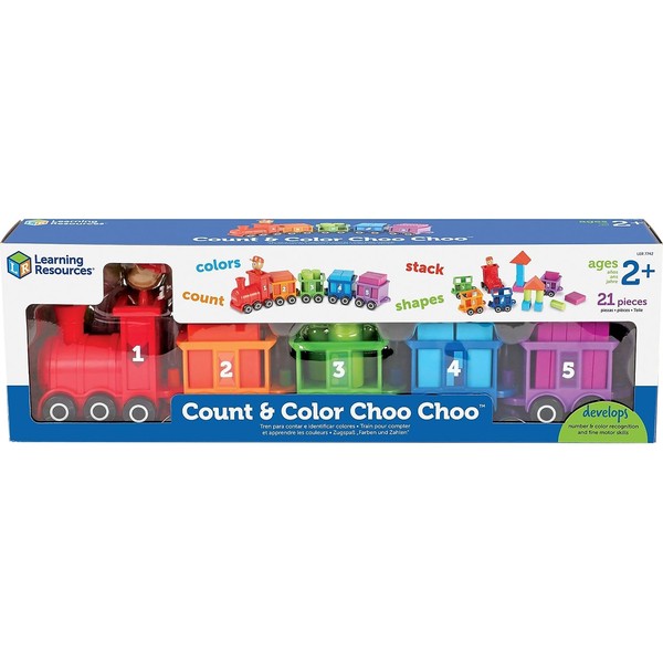 Learning Resources Count & Color Choo Choo, Interactive Train Learning