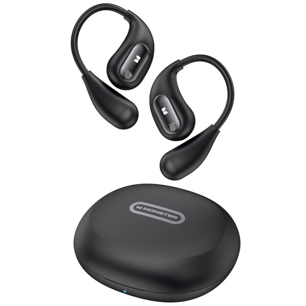 Monster Wireless Earphones, Bluetooth 5.4, Air Conductive Earphones, Hi-Fi Sound Quality, Automatic Pairing, Hands-free Calling, Noise Canceling, Bluetooth, Stable Connection, Type-C Rapid Charging, Up to 20 Hours Playback, Open Ear, Automatic Pairing, N
