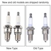 Akozon 2 x Spark Plug, Aluminium Alloy Spark Plug Replacement