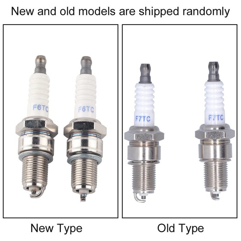 Akozon 2 x Spark Plug, Aluminium Alloy Spark Plug Replacement