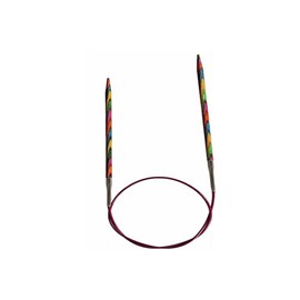 KnitPro 80 cm x 4.5 mm Symfonie Fixed Circular Needles, Multi-Color