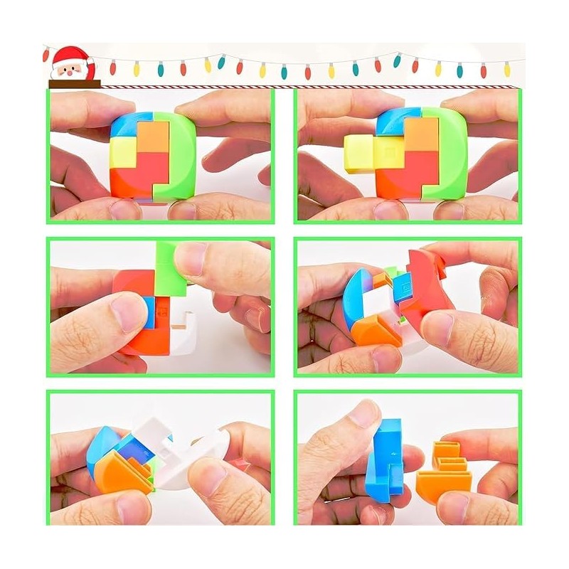 Advent Calendar Children Brain Teaser Puzzle Educational Brain Training Christmas