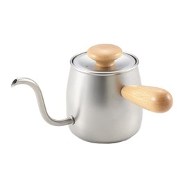 Miyazaki Seisakusho MCO-5 Miyacoffee Drip Pot, For One Cup, 0.1 fl oz (0.4 L), Not Direct Fire, White Beach