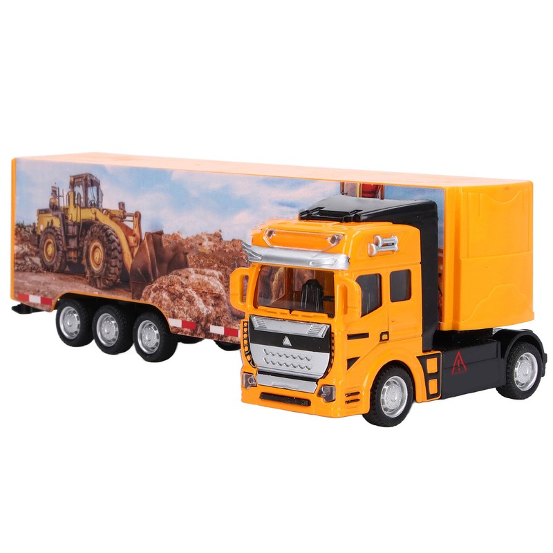 Container Truck Toy Alloy Simulation Mini Child Vehicle Model for
