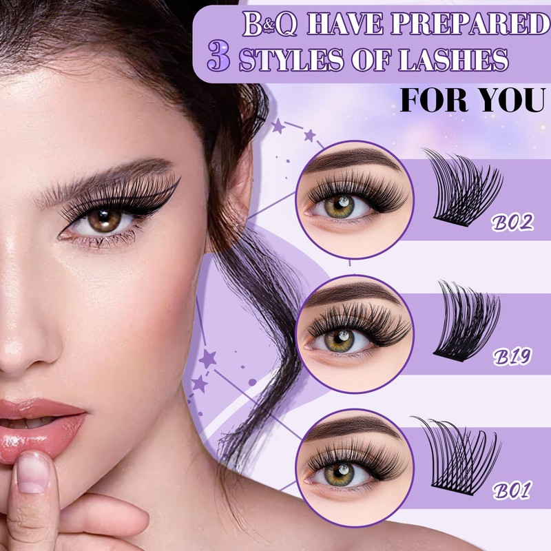 Lash Extension Kit B01+B02+B19 Eyelash Extension Kit B&Q DIY Lash